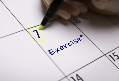 exercise on calendar